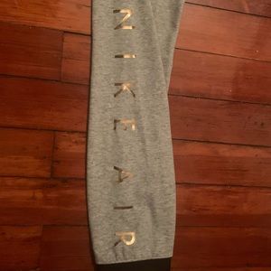 Nike Jogger Leggings - Gray and Rose Gold